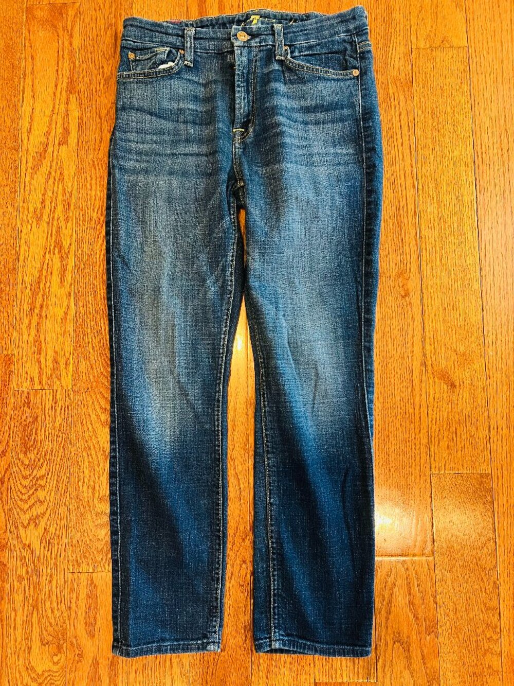 7 Seven for all mankind Kimmie Crop Skinny Jeans Size 28